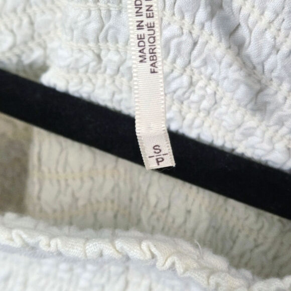 Free People Women’s Dress Boho Festival Embroidered Off-Shoulder Smocked Size S - Picture 12 of 14